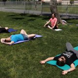 Even yoga classes were available at this year's Relay for Life.